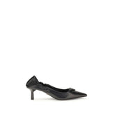 Black Calf Leather Bos Taurus High Heel Pumps