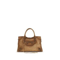 Suede Le City medium handbag