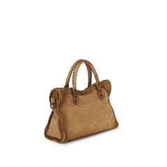 Suede Le City medium handbag