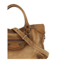 Suede Le City medium handbag