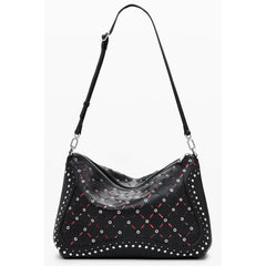 Black Polyurethane Women's Mini Bag