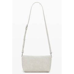 حقيبة يد نسائية من البولي يوريثين باللون البيج