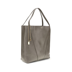 Gray Calf Leather Bos Taurus Shoulder Bag