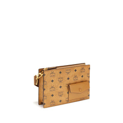 حقيبة كتف من البولي إيثيلين البني