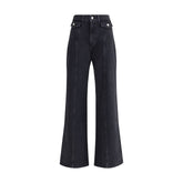 Black Cotton Jeans Denim