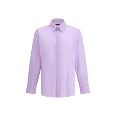 Purple Cotton Dress Shirt