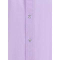 Purple Cotton Dress Shirt