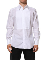 White Cotton MARTINI Bib Formal Dress Shirt