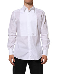 White Cotton MARTINI Bib Formal Dress Shirt