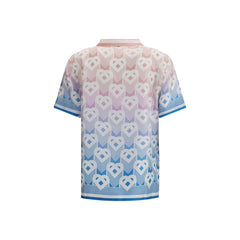 Silk Cuban Collar Short Sleeve Shirt