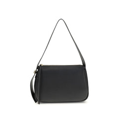 Black Calf Leather Bos Taurus Shoulder Bag