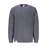 Blue Cotton Men's Sweater