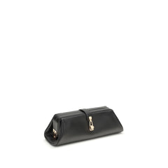 Black Calf Leather Bos Taurus Clutch Bag