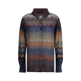 Multicolor Viscose Pattern Shirt