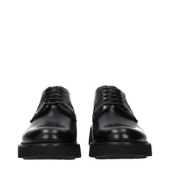 Black Leather Oxfords And Derbies