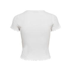 White Polyester T-Shirt