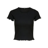 Black Polyester T-Shirt
