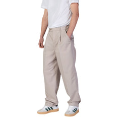 Beige Recycled Polyester Casual Pants