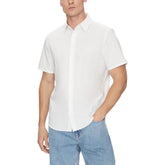 White Organic Cotton Shortsleeve Shirt