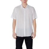 White Lyocell Shortsleeve Shirt