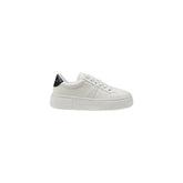 Black Polyester Chunky Sneakers