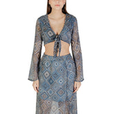 Blue Recycled Polyester Top