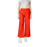 Multicolor Cotton Casual Pants