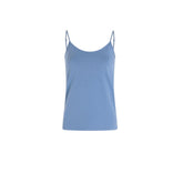Blue Cotton Tank Tops