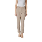 Beige Viscose Pants