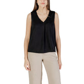 Black Recycled Polyester Tank Tops