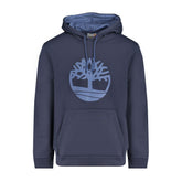 Blue Cotton Men's Hoodie
