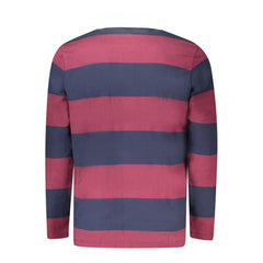 قميص بولو رجالي من القطن باللون الأحمر