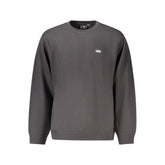 Black Cotton Men's Sweatshirt