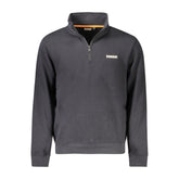 Black Cotton Men Sweater