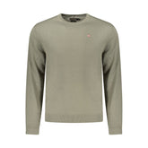 Green Wool Men Sweater
