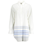 White Cotton Women Shirt