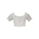 Bianco Cotton Women Shirt