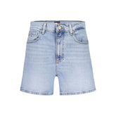 Azzurro Cotton Women Short