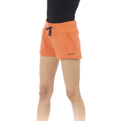 Orange Cotton Women's Sweatshorts