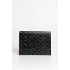 Black Polyester Men Clutch