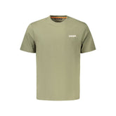 Green Cotton Men T-Shirt