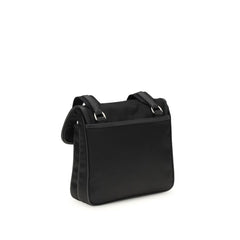 Black Recycled Polyamide Shoulder Bag