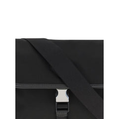 Black Recycled Polyamide Shoulder Bag