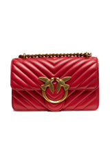 Red Leather Love One Mini Shoulder Bag