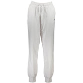 White Cotton Women's Track Pant