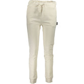 White Cotton Women's Sweatpant