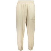 Beige Cotton Men's Sweatpant