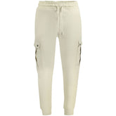 Beige Cotton Men's Sweatpant