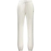 White Cotton Women's Sweatpant
