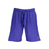 Blue Cotton Men's Sweatpants